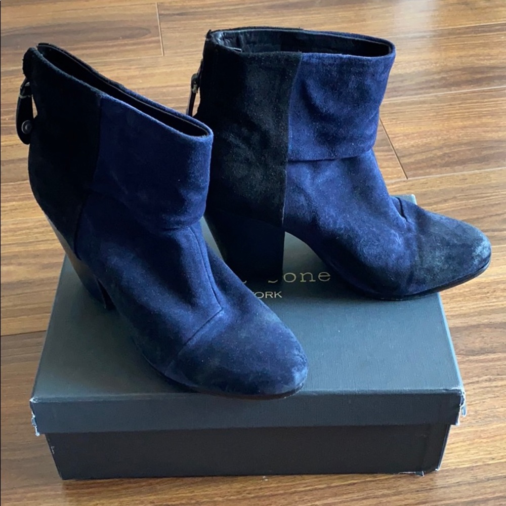 Rag & bone newbury booties- two tone